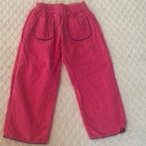 Bella Bliss pink corduroy pants size 4